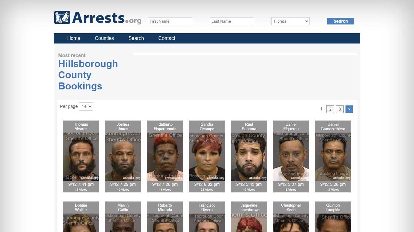 Hillsborough County Arrests and Inmate Search